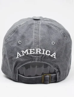 Outlet OUKU Men's Baseball Cap Sun Hat Trucker Hat Black Yellow Cotton Embroidered Fashion Casual Street Daily American US Flag Adjustable Sunscreen Breathable