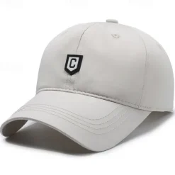 Outlet OUKU Men's Baseball Cap Sun Hat Trucker Hat Black White Polyester Fashion Casual Street Daily Solid Color Adjustable Sunscreen Breathable