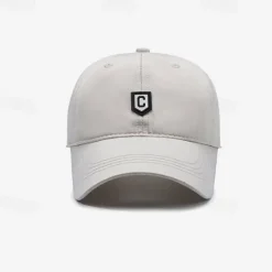 Outlet OUKU Men's Baseball Cap Sun Hat Trucker Hat Black White Polyester Fashion Casual Street Daily Solid Color Adjustable Sunscreen Breathable