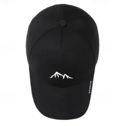 OUKU Men's Baseball Cap Sun Hat Trucker Hat Cotton Embroidered Fashion Casual Daily Saint Patrick Day Pattern Adjustable Sunscreen Breathable Black