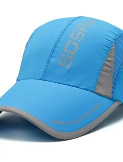 New OUKU Men's Baseball Cap Sun Hat Black White Polyester Travel Beach Outdoor Vacation Plain Adjustable Sunscreen Fashion Sports