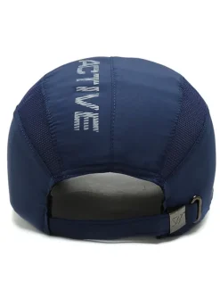New OUKU Men's Baseball Cap Sun Hat Black White Polyester Travel Beach Outdoor Vacation Plain Adjustable Sunscreen Fashion Sports