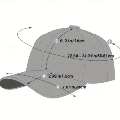 Outlet OUKU Men's Baseball Cap Sun Hat Trucker Hat White Black White Acrylic / Cotton Embroidered Fashion Casual Daily Festival Cross Faith Adjustable Sunscreen Breathable