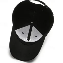 Outlet OUKU Men's Baseball Cap Sun Hat Trucker Hat White Black White Acrylic / Cotton Embroidered Fashion Casual Daily Festival Cross Faith Adjustable Sunscreen Breathable