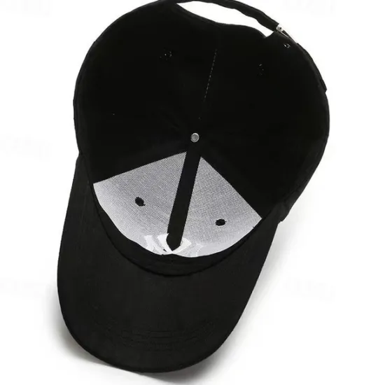 Outlet OUKU Men's Baseball Cap Sun Hat Trucker Hat White Black White Acrylic / Cotton Embroidered Fashion Casual Daily Festival Cross Faith Adjustable Sunscreen Breathable