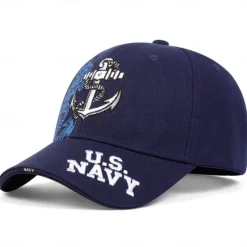 Hot OUKU Men's Baseball Cap Sun Hat Trucker Hat Black Dark Navy Cotton / Polyester Blend Embroidered Fashion Casual Daily Letter Anchor Adjustable Sunscreen Breathable