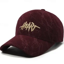 Outlet OUKU Men's Baseball Cap Sun Hat Trucker Hat Black Red Polyester Adjustable Fashion Daily Wear Festival Pattern Embroidered Outdoor Casual / Daily