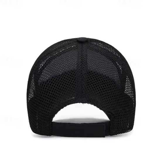 Best OUKU Men's Baseball Cap Sun Hat Sports Cap Black White Polyester Long Visor Brim Travel Refreshing Beach Outdoor Vacation Letter Printed Adjustable