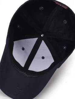 OUKU Men's Baseball Cap Trucker Hat Black Deep Blue Polyester Travel Beach Outdoor Vacation Plain Adjustable Sunscreen Breathable Fashion