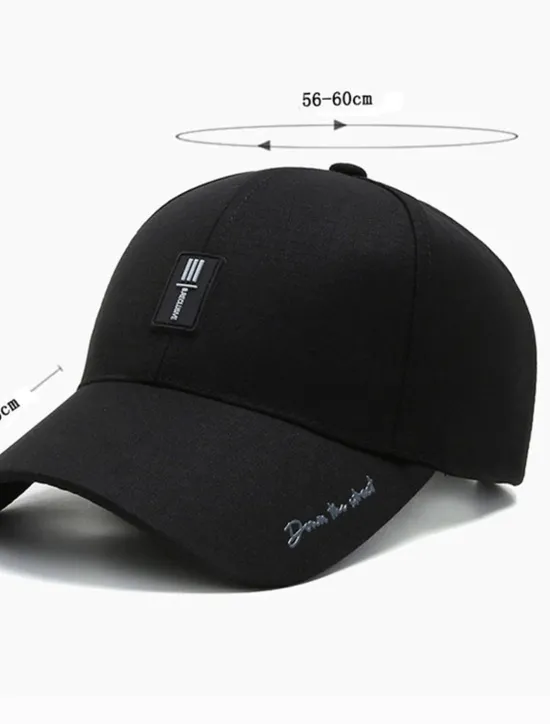 Clearance OUKU Men's Baseball Cap Trucker Hat Black Deep Blue Polyester Travel Beach Outdoor Vacation Plain Adjustable Sunscreen Breathable Fashion