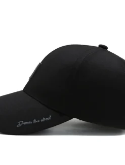 Clearance OUKU Men's Baseball Cap Trucker Hat Black Deep Blue Polyester Travel Beach Outdoor Vacation Plain Adjustable Sunscreen Breathable Fashion