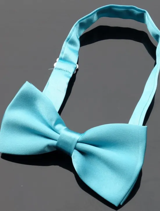 Discount OUKU Men's Basic Party Bow Tie - Solid Colored Men Satin Bowtie Classic Party Bow Tie Pre-Tied Formal Tuxedo Bow tie Adjustable