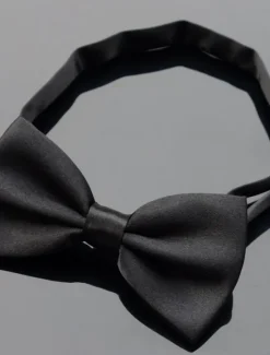 Discount OUKU Men's Basic Party Bow Tie - Solid Colored Men Satin Bowtie Classic Party Bow Tie Pre-Tied Formal Tuxedo Bow tie Adjustable