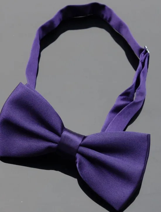 Discount OUKU Men's Basic Party Bow Tie - Solid Colored Men Satin Bowtie Classic Party Bow Tie Pre-Tied Formal Tuxedo Bow tie Adjustable