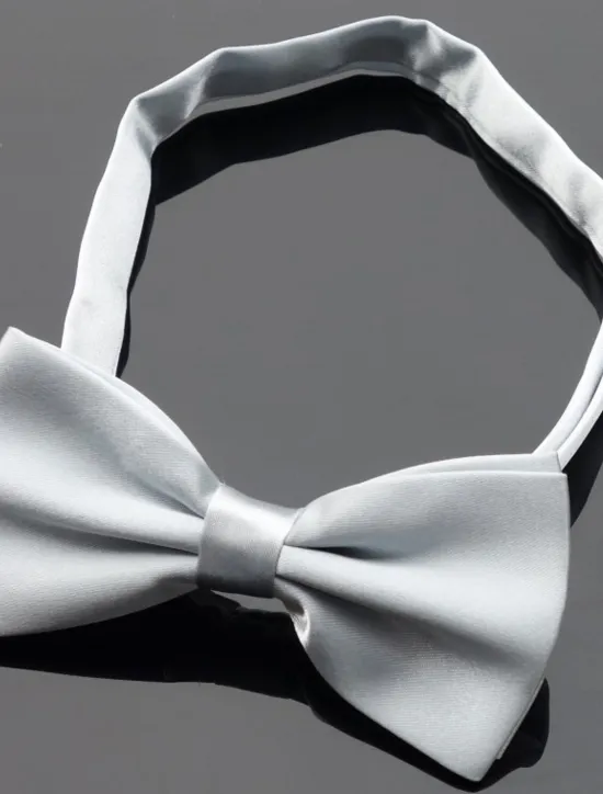 Discount OUKU Men's Basic Party Bow Tie - Solid Colored Men Satin Bowtie Classic Party Bow Tie Pre-Tied Formal Tuxedo Bow tie Adjustable