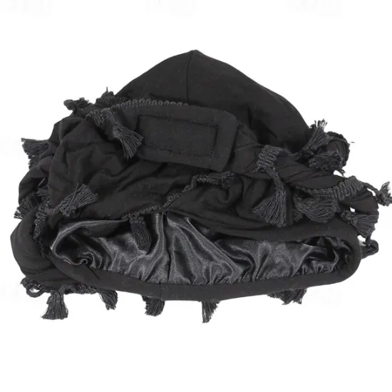 Outlet OUKU Men's Beanie Hat Beanies Black Yellow Polyester Tassel Cozy Daily Wear Going out Solid / Plain Color Breathable