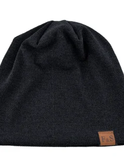 Sale OUKU Men's Beanie Hat Black Red Cotton Pure Color Knitted Simple Outdoor Outdoor Street Daily Pure Color Windproof Warm Breathable