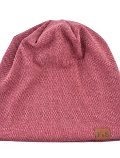 Sale OUKU Men's Beanie Hat Black Red Cotton Pure Color Knitted Simple Outdoor Outdoor Street Daily Pure Color Windproof Warm Breathable