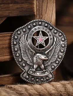 Best OUKU Men's Belt Buckle Buckle Silver Bronze Alloy Vintage Style Retro Vintage Eagle Texas Daily Religious Celebrations