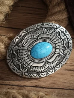 New OUKU Men's Belt Buckle Buckle Silver Bronze Alloy Vintage Style Retro Vintage Eagle Texas Daily Religious Celebrations