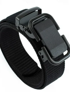 Hot OUKU Men's Belt Nylon Belt Outdoor Belt Waist Belt Black Navy Blue Nylon Adjustable Heavy-Duty Plain Outdoor Daily