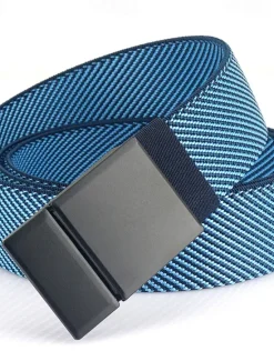 OUKU Men's Belt Outdoor Belt Waist Belt Blue Army Green Polyester Adjustable Heavy-Duty Plain Outdoor Daily
