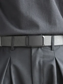 New OUKU Men's Belt Outdoor Belt Waist Belt Black Blue Nylon Adjustable Heavy-Duty Plain Outdoor Daily