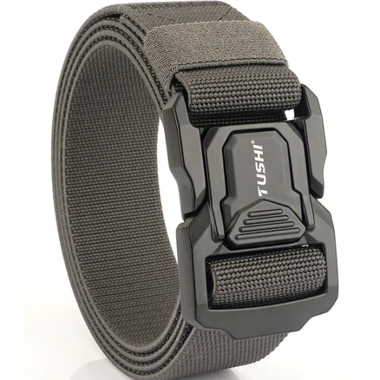 Best OUKU Men's Belt Tactical Belt Nylon Web Work Belt Black Royal Blue Nylon Military Army Plain Daily Wear Going out Weekend