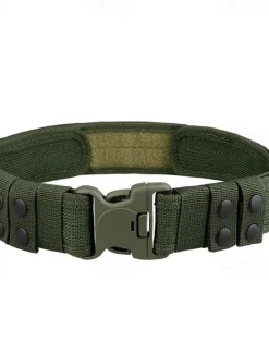 New OUKU Men's Belt Tactical Belt Nylon Web Work Belt Black Ginger Straw Military Army Plain Daily Wear Going out Weekend
