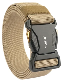 Clearance OUKU Men's Belt Tactical Belt Nylon Web Work Belt Black Royal Blue Nylon Military Army Plain Daily Wear Going out Weekend