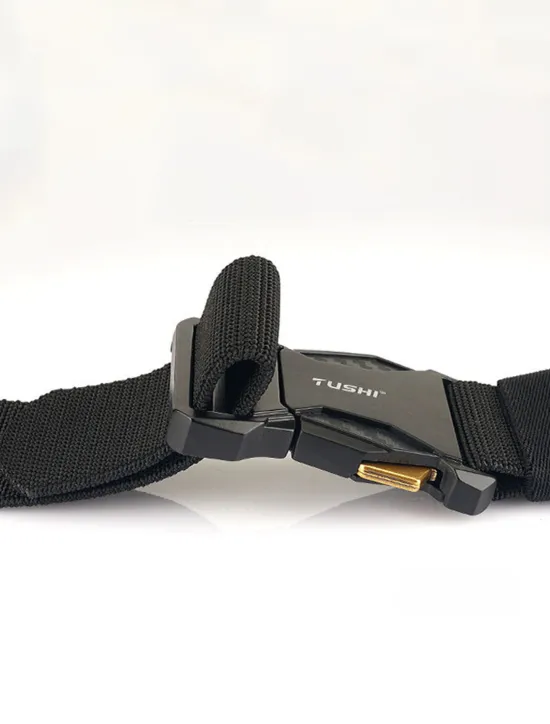 Clearance OUKU Men's Belt Tactical Belt Nylon Web Work Belt Black Royal Blue Nylon Military Army Plain Daily Wear Going out Weekend