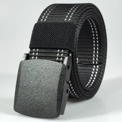 Discount OUKU Men's Belt Tactical Belt Nylon Web Work Belt Black Yellow Knitted Fabric Military Army Linear Daily Wear Going out Weekend