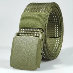 Discount OUKU Men's Belt Tactical Belt Nylon Web Work Belt Black Yellow Knitted Fabric Military Army Linear Daily Wear Going out Weekend