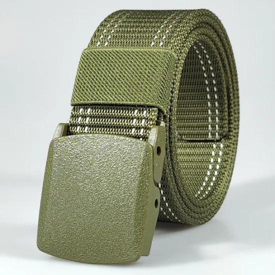Discount OUKU Men's Belt Tactical Belt Nylon Web Work Belt Black Yellow Knitted Fabric Military Army Linear Daily Wear Going out Weekend