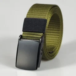 Discount OUKU Men's Belt Tactical Belt Nylon Web Work Belt Black Yellow Nylon Military Army Plain Daily Wear Going out Weekend