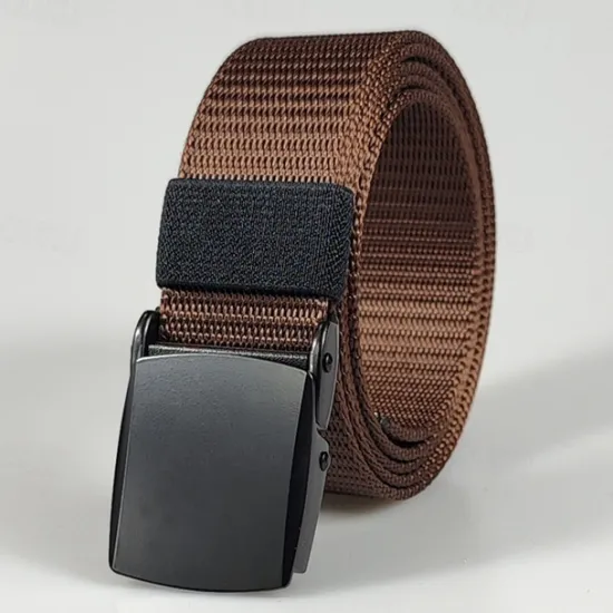 Discount OUKU Men's Belt Tactical Belt Nylon Web Work Belt Black Yellow Nylon Military Army Plain Daily Wear Going out Weekend