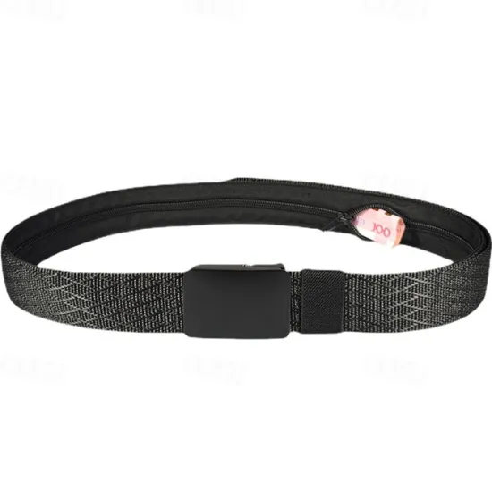 Discount OUKU Men's Belt Tactical Belt Nylon Web Work Belt Black Yellow Nylon Military Army Plain Daily Wear Going out Weekend
