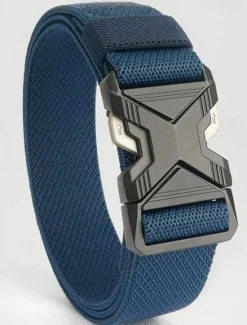 New OUKU Men's Belt Tactical Belt Waist Belt Black Kakhi Alloy Durable Adjustable Plain Outdoor Daily