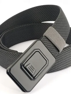 Outlet OUKU Men's Belt Tactical Belt Waist Belt Black Kakhi Alumium Alloy Durable Adjustable Plain Outdoor Daily