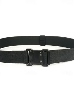 New OUKU Men's Belt Tactical Belt Waist Belt Black Kakhi Alloy Durable Adjustable Plain Outdoor Daily