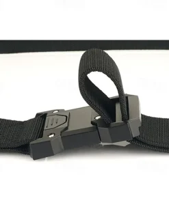 New OUKU Men's Belt Tactical Belt Waist Belt Black Kakhi Alloy Durable Adjustable Plain Outdoor Daily