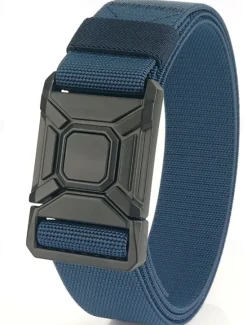 Online OUKU Men's Belt Tactical Belt Waist Belt Black Kakhi Alloy Durable Adjustable Plain Outdoor Daily