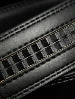 Hot OUKU Men's Belt Waist Belt Black 1# Black 2# Alloy Durable Adjustable Plain Outdoor Daily
