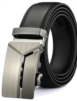 Outlet OUKU Men's Belt Waist Belt Black 1# Black 2# Alloy Durable Adjustable Plain Outdoor Daily