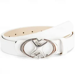 New OUKU Men's Belt Waist Belt Black White Alloy Durable Adjustable Plain Outdoor Daily