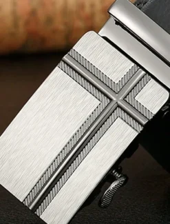 New OUKU Men's Belt Waist Belt Black 1# Black 2# Alloy Durable Adjustable Plain Outdoor Daily