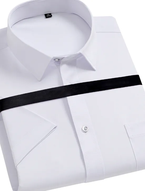 Best OUKU Men's Black White Yellow Pink Short Sleeve Square Neck Summer Clothing Apparel Print