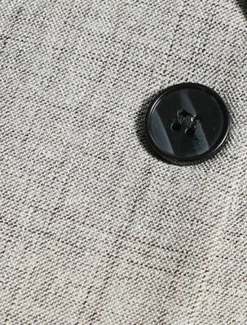 Online OUKU Men's Blazer Evening Party Valentine Warm Button Pocket Fall Winter Plain Fashion Streetwear Lapel Regular Light Sky Blue Coffee Gray Jacket