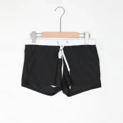 Clearance OUKU Men's Board Shorts Swim Shorts Swim Trunks Swim Briefs Drawstring Elastic Waist Zipper Pocket Solid Color Breathable Quick Dry Short Casual Daily Beach Fashion Classic Style ArmyGreen Black