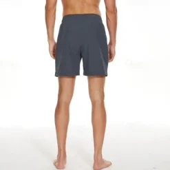 Online OUKU Men's Board Shorts Swim Shorts Swim Trunks Drawstring Elastic Waist With Compression Liner Plain Comfort Quick Dry Short Holiday Beach Weekend Fashion Casual ArmyGreen Wine Micro-elastic